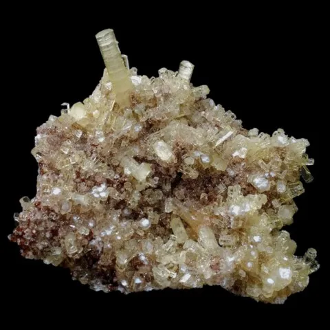 Thaumasite de N'Chwaning I Mine, Afrique du Sud © Knut Eldjarn
