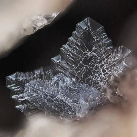 Tridymite maclée de Wannenköpfe Quarry, Eifel, Allemagne © Fred Kruijen