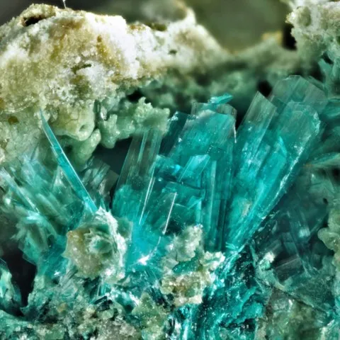 Tyrolite de Profunda Mine, Espagne © Domenico Preite