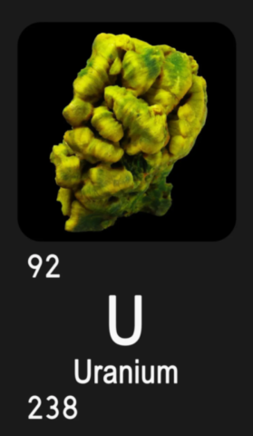Autunite de Chine