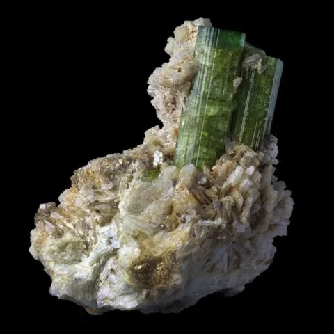 Verdélite de Arqueana Mine, Minas Gerais, Brésil