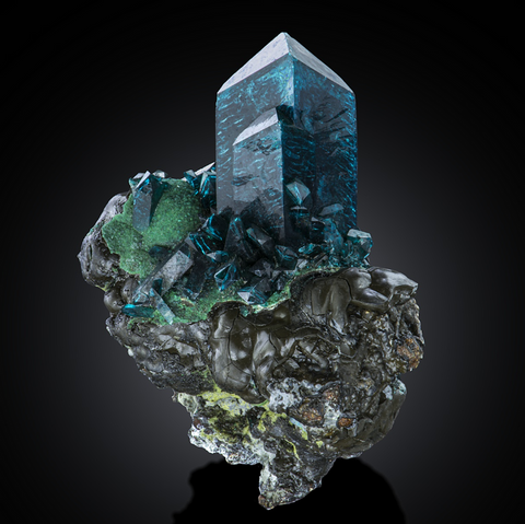 Veszelyite de Black Pine Mine, Montana, USA © Jordan Root