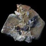 Sphalérite et calcite de St-Pons, Alpes-de-Haute-Provence, France