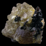 Cuivre natif sur calcite de Tsumeb, Namibie © Rémi Bornet
