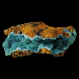 Cupro-adamite de Kamariza Mines, Agios Konstantinos, Laurion, Attiki Prefecture, Grèce