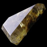 Rutile dans quartz du Brésil