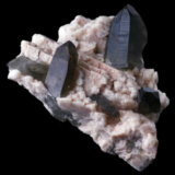 Quartz fumé de "Black Hole" Pocket, Lake George, Park County, Colorado, USA