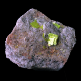 Autunite des Bois Noirs, Loire, France