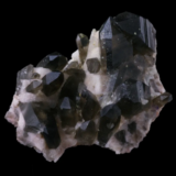 Quartz fumé de "Black Hole" Pocket, Lake George, Park County, Colorado, USA