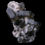 Quartz fumé de "Black Hole" Pocket, Lake George, Park County, Colorado, USA