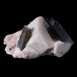 Quartz fumé de "Black Hole" Pocket, Lake George, Park County, Colorado, USA