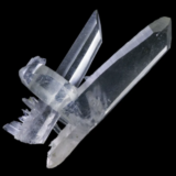 Quartz maclé des Les Rivoirands, Vizille, Isère (38), France