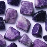 Lepidolite Heart chakra - ANAHATA - Third eye chakra - AJNA - Depression, stress, kidneys, liver, skin, back, body aches, nightmares, fears, courage