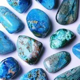 Plancheite Throat chakra - VISHUDDHA - Third eye chakra - AJNA - Healing, throat, courage, stress, memory