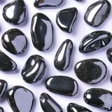 Hématite Chakra racine - MULADHARA - Circulation sanguine, hémorroïdes, maux de tête, tension, foie, reins, cicatrisation, hématomes, crampes, stress, yeux, courage, énergie, optimisme, confiance en soi, volonté, addiction, peur, sommeil, timidité, mémoire