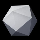 Modèle cristallin de l'icosaèdre