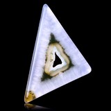 Agate polyhedral gemstone
