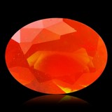 Fire opal gemstone