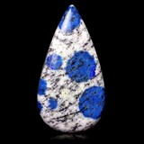 Azurite granite gemstone