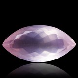 Rose quartz gemstone