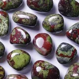 Dragon blood stone Root chakra - MULADHARA - Third eye chakra - AJNA - Heart chakra - ANAHATA - Fertility, healing, immune system, nervous system, thyroid, liver, gallbladder, digestion, gut, creativity, prosperity, love, sympathy, forgiveness, strength, courage, shyness