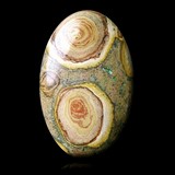 Orbicular jasper gemstone