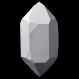 Modèle cristallin quartz gauche